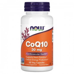 NOW Foods, CoQ10, 30 mg, 60...