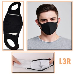 Masque L3R en tissu coton...