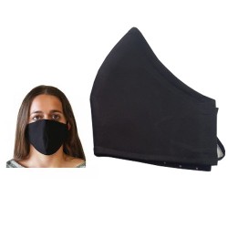 Masque en tissu lavable- Noir