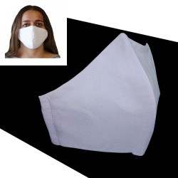Masque en tissu lavable- Blanc